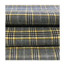 wholsale price TR polyester rayon yarn dyed check fabric  230GSM for uniform